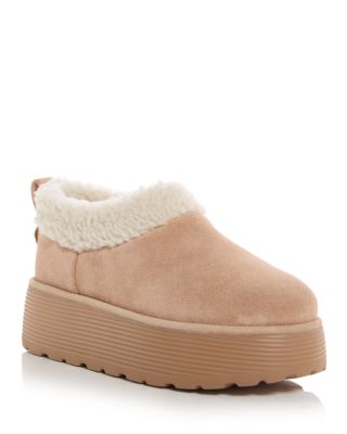Women's Shearling Platform Booties