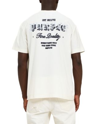 Short Sleeve Textured Graphic Tee