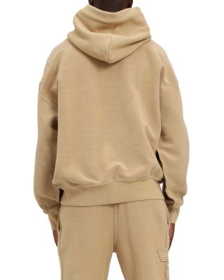 Oversized Fleece Inside Out Logo Graphic Hoodie