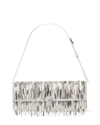 Deco Mini Embellished Soft Shoulder Bag