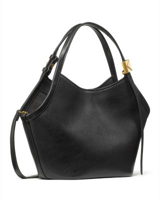 Deco Small Leather Tulip Tote