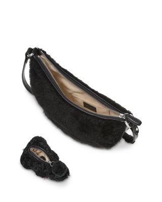 Shearling Bear Crossbody