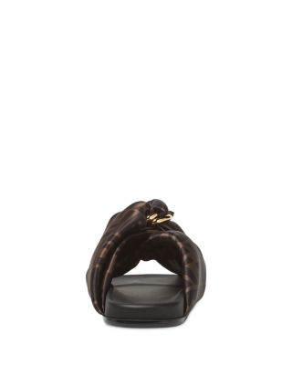 Women's Fendi Feel Satin FF Slides