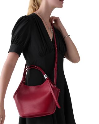 Deco Small Leather Tulip Tote
