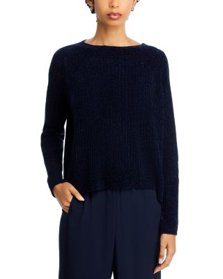 Chenille Blend Square Armhole Sweater