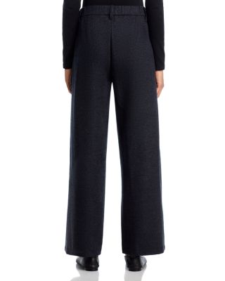Wool Wide Leg Pants