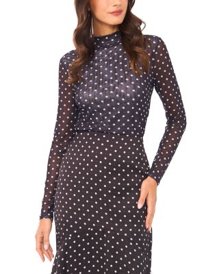 Turtleneck Fitted Long Sleeve Top