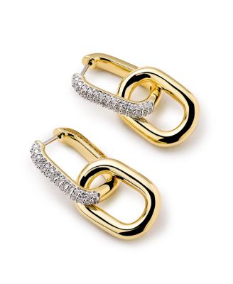  Ash Double Pave Drop Earrings
