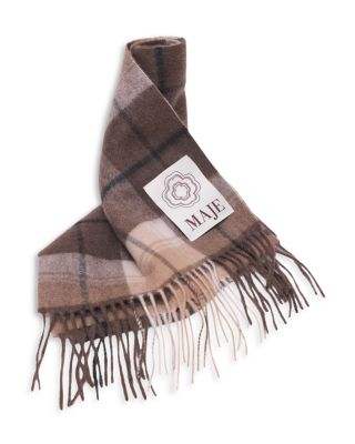 Emy Check Wool & Cashmere Scarf
