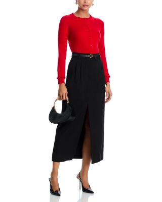 Harry Front Slit Midi Skirt