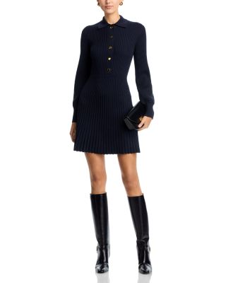 Long Sleeve Sweater Knit Dress