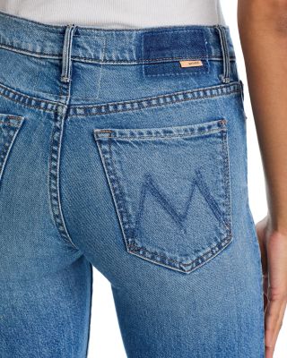 Lil Kick It High Rise Cropped Flare Jeans in Birds Gone
