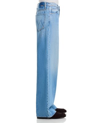 The Rerun Zip Sneak High Rise Wide Jeans in Last Bite