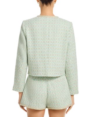 Tweed Braided Trim Jacket