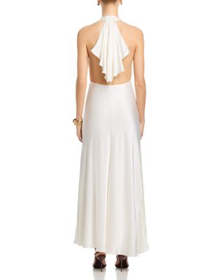 Thena Halter Neck Maxi Dress
