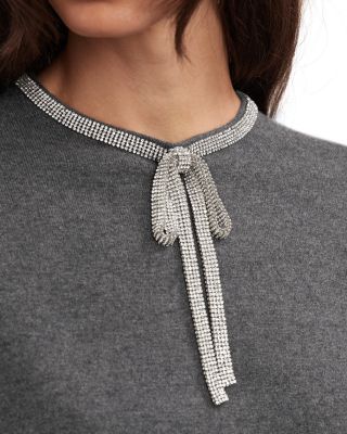 Ria Chain Detail Knitted Mini Dress