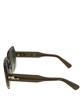 Roseau Oversized Square Sunglasses, 54mm