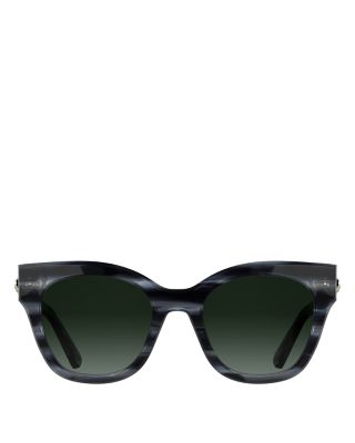 Roseau Striped Square Sunglasses, 51mm