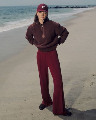 Roselle Half Zip Fleece Sweatshirt