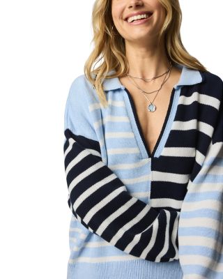 Arden Striped Polo Sweater