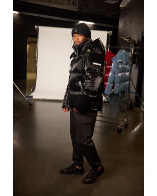 Kent-Glo High Gloss Quilted Hooded Down Jacket