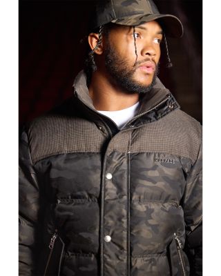 Everett Technical Camo Quilted Down Jacket