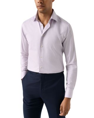 Contemporary Fit Textured Twill Shirt