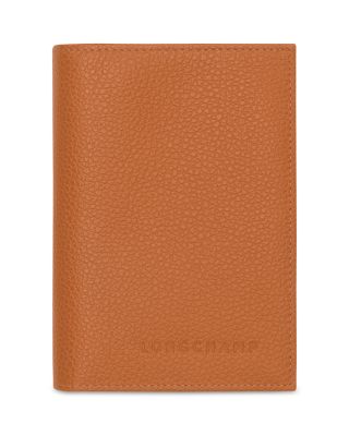 Le Foulonne Pebbled Leather Passport Cover