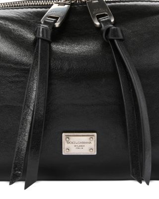 Convertible Leather Top Handle Crossbody