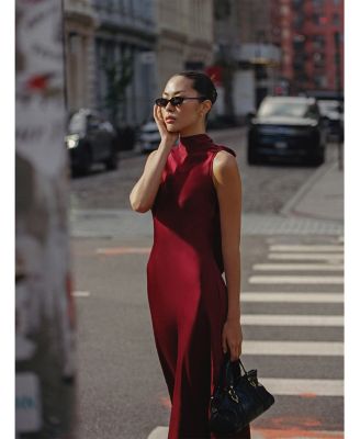 Ennis Satin Maxi Dress