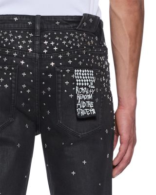 Chitch Backstage Slim Fit Jeans in Black Metalik