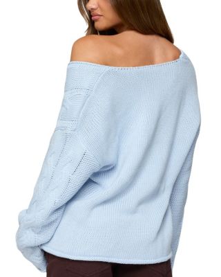 Inga Oversized Cable Knit Sweater