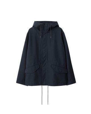 Short Bonded Gabardine Parka