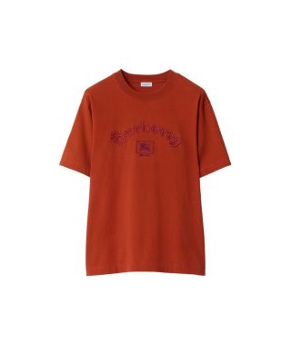 Gothic Logo Cotton T-shirt