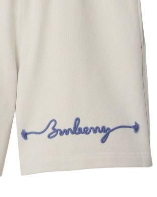  Knot Logo Cotton Shorts