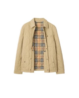 Quilted Gabardine Overshirt