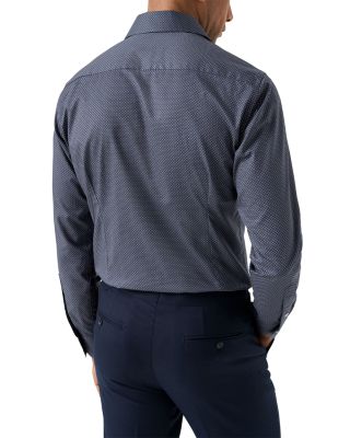 Slim Fit Button Front Twill Shirt