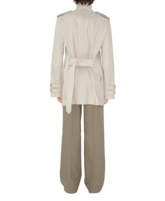 Bonded Cotton Trench Jacket