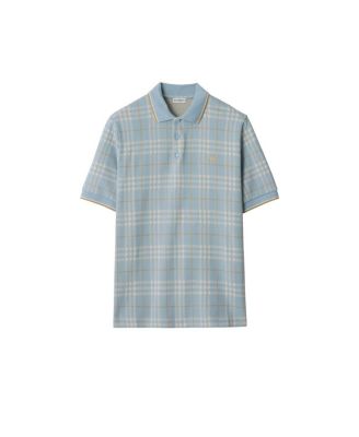 Check Cotton Polo Shirt