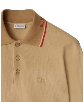 Logo Collar Cotton Polo Shirt