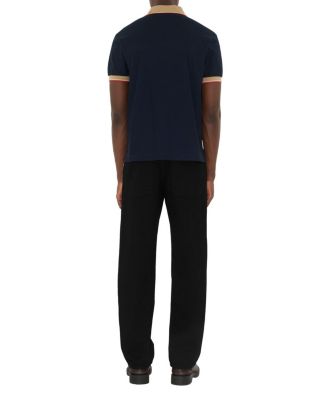 Logo Collar Cotton Polo Shirt