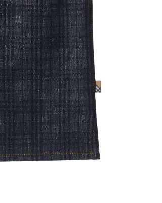 Relaxed Fit Check Denim Shirt