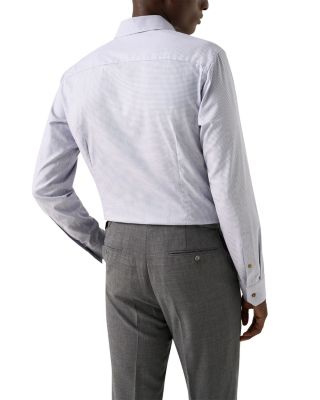 Slim Fit Button Front Twill Shirt