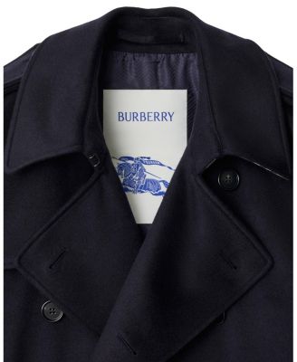 Mid-length Cashmere Trench Coat