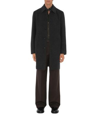 Mid-length Wool Car Coat