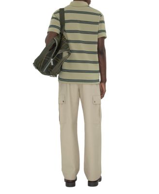  Striped Cotton Polo Shirt