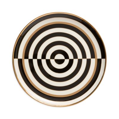 Op Art Round Serving Tray