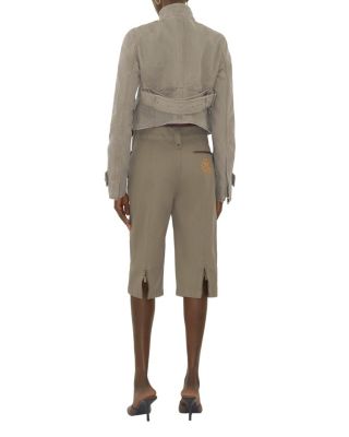  B Crest Cotton Tailored Jacket