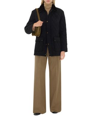  Quilted Nylon Barn Jacket