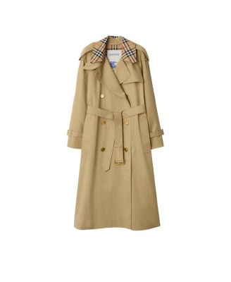 Long Check Collar Castleford Trench Coat